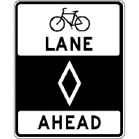Bike Path Sign